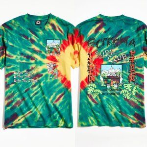 GOTCHA Paradise Hills Surf Club Green Tie Dye T-Shirt